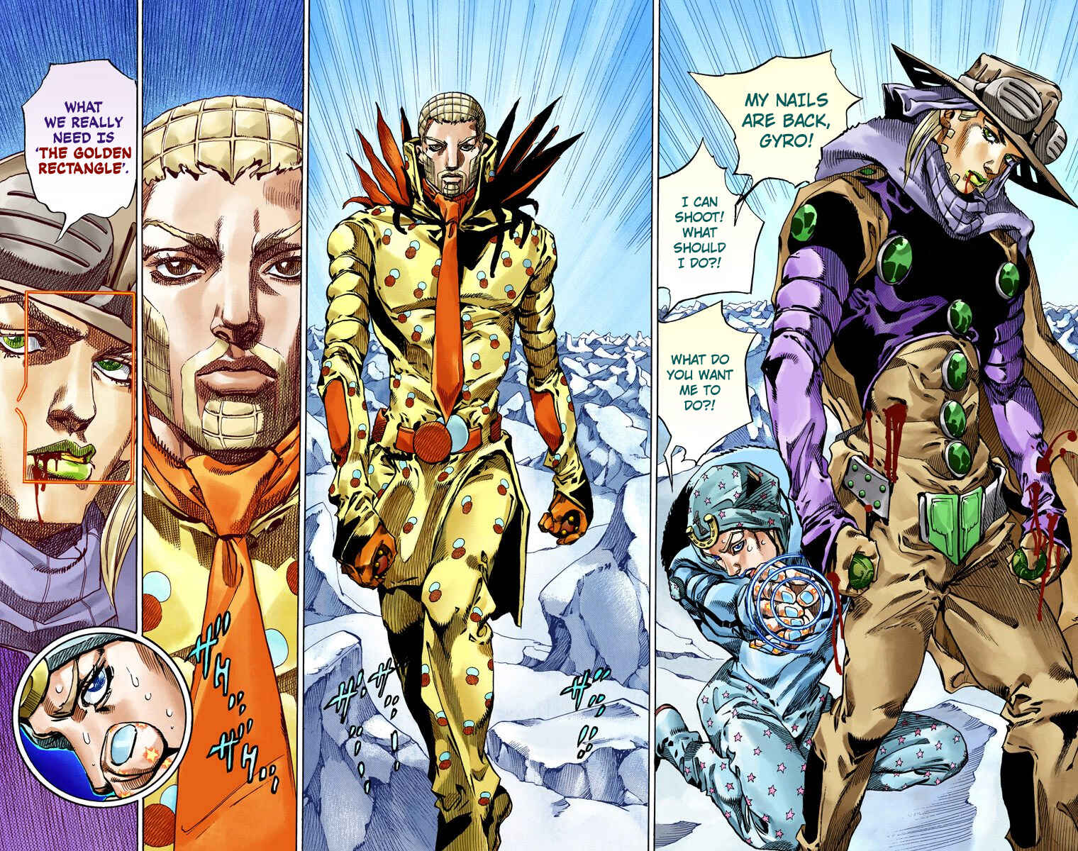 JoJo's Bizarre Adventure, Part 7: Steel Ball Run (Official Colored) Chapter 54 page 3