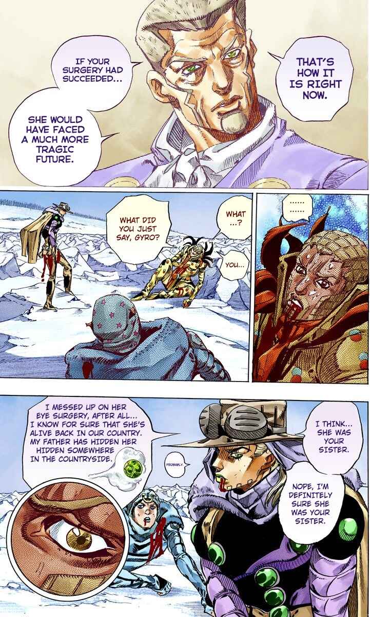 JoJo's Bizarre Adventure, Part 7: Steel Ball Run (Official Colored) Chapter 54 page 39