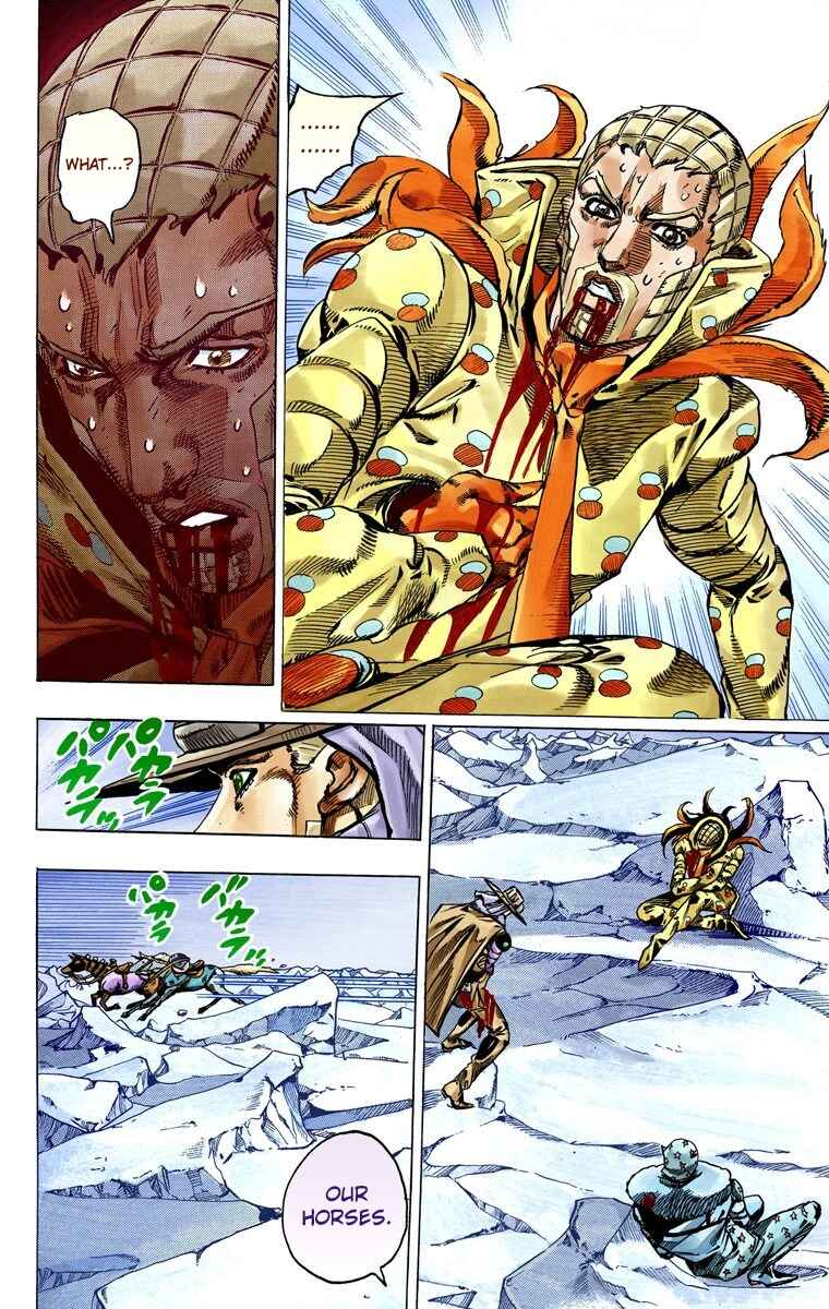 JoJo's Bizarre Adventure, Part 7: Steel Ball Run (Official Colored) Chapter 54 page 40