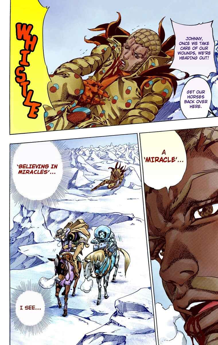 JoJo's Bizarre Adventure, Part 7: Steel Ball Run (Official Colored) Chapter 54 page 43