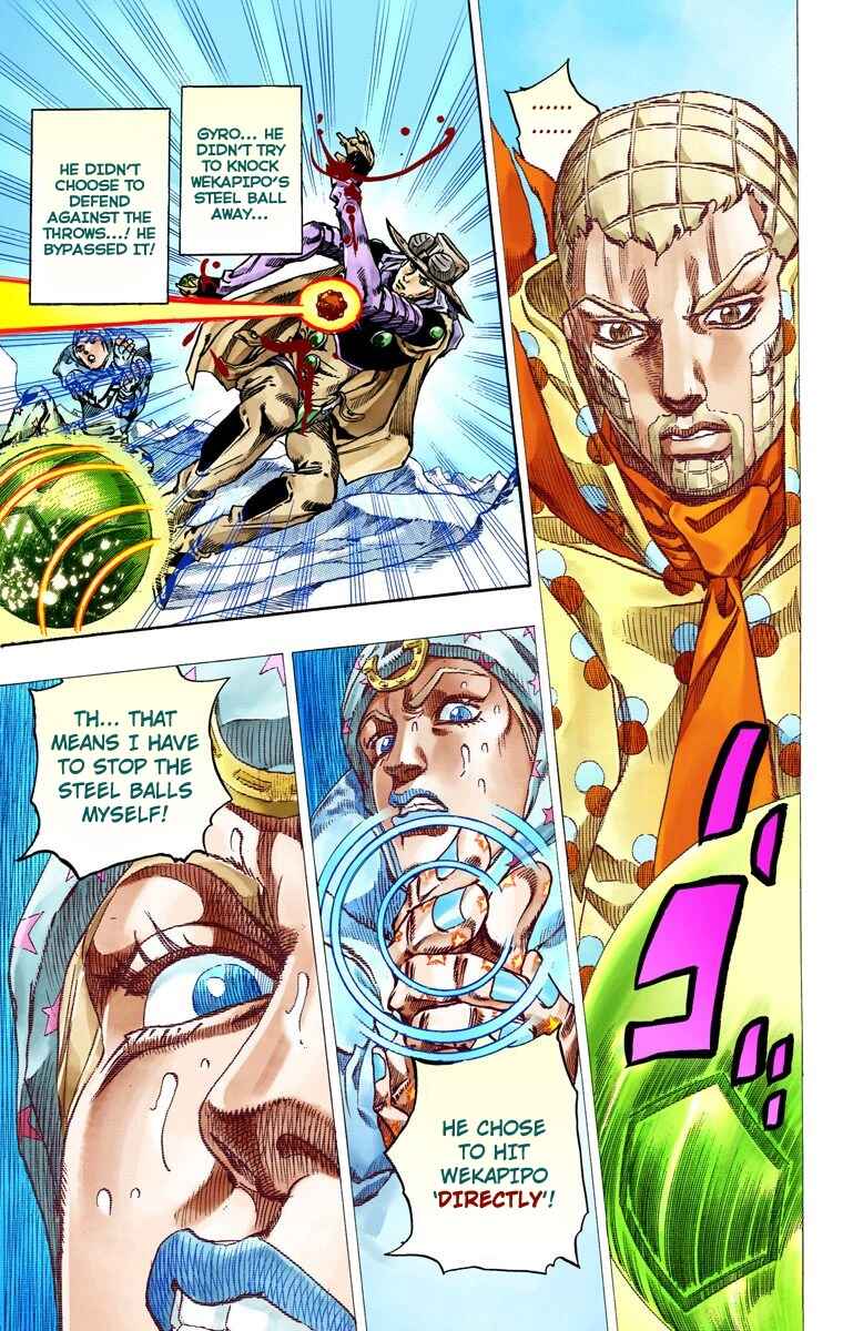 JoJo's Bizarre Adventure, Part 7: Steel Ball Run (Official Colored) Chapter 54 page 8