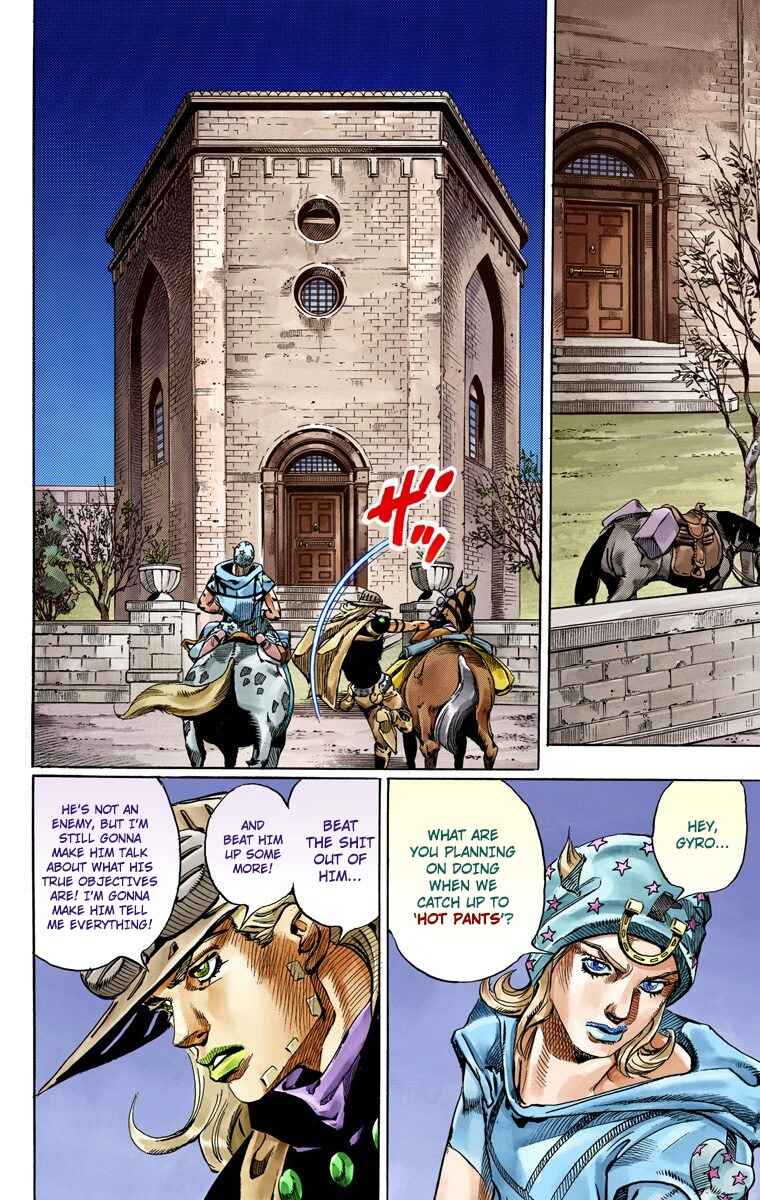 JoJo's Bizarre Adventure, Part 7: Steel Ball Run (Official Colored) Chapter 56 page 14