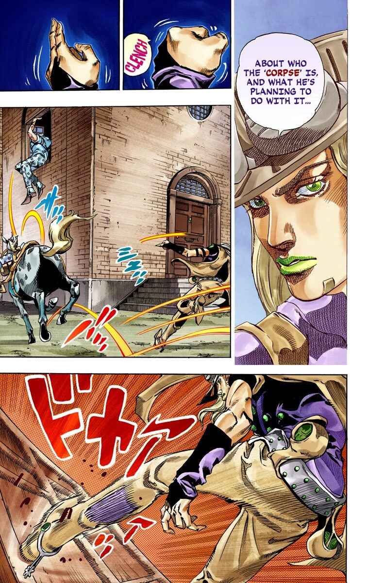 JoJo's Bizarre Adventure, Part 7: Steel Ball Run (Official Colored) Chapter 56 page 15