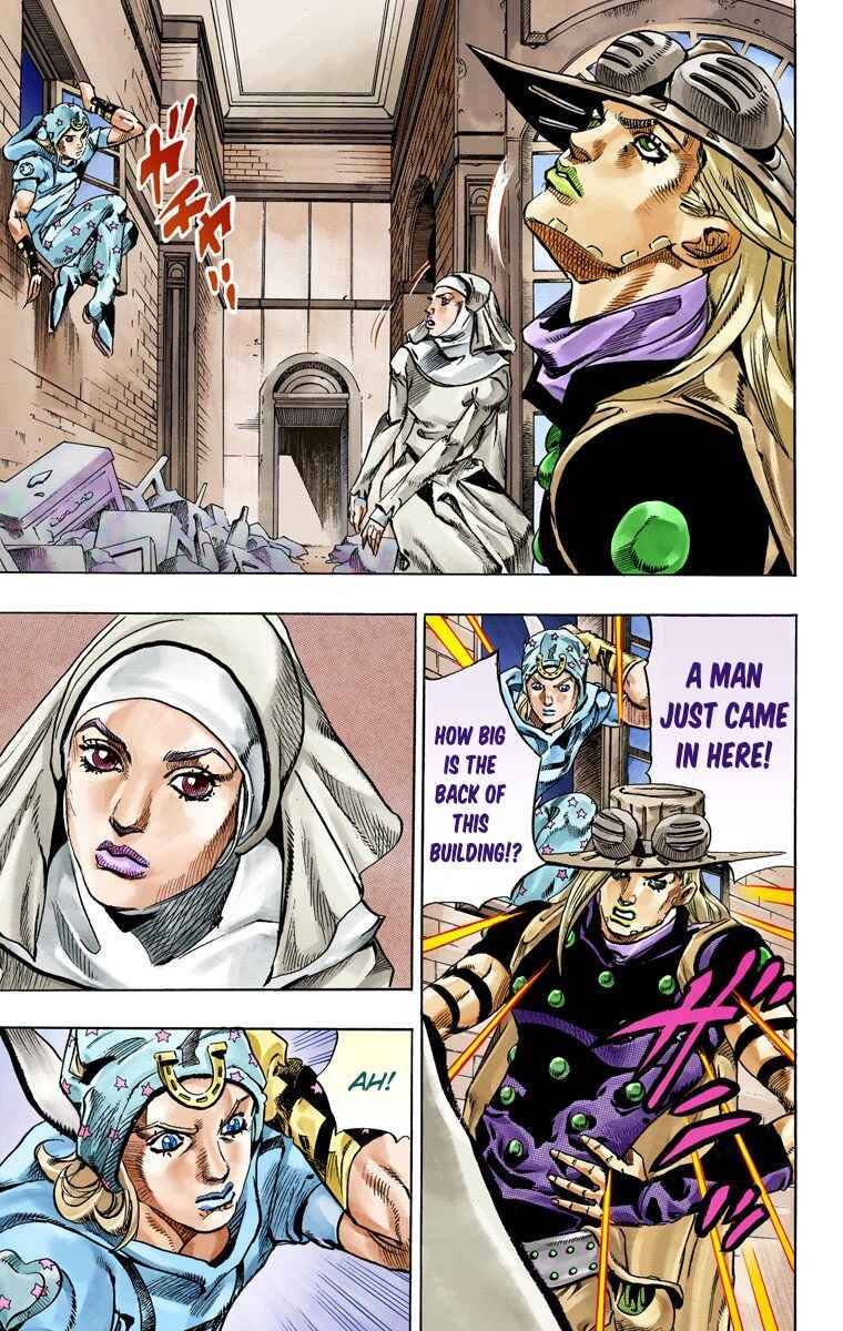 JoJo's Bizarre Adventure, Part 7: Steel Ball Run (Official Colored) Chapter 56 page 17