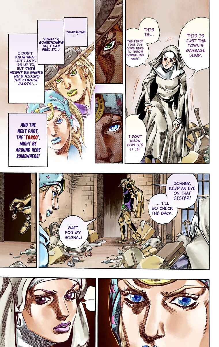 JoJo's Bizarre Adventure, Part 7: Steel Ball Run (Official Colored) Chapter 56 page 19