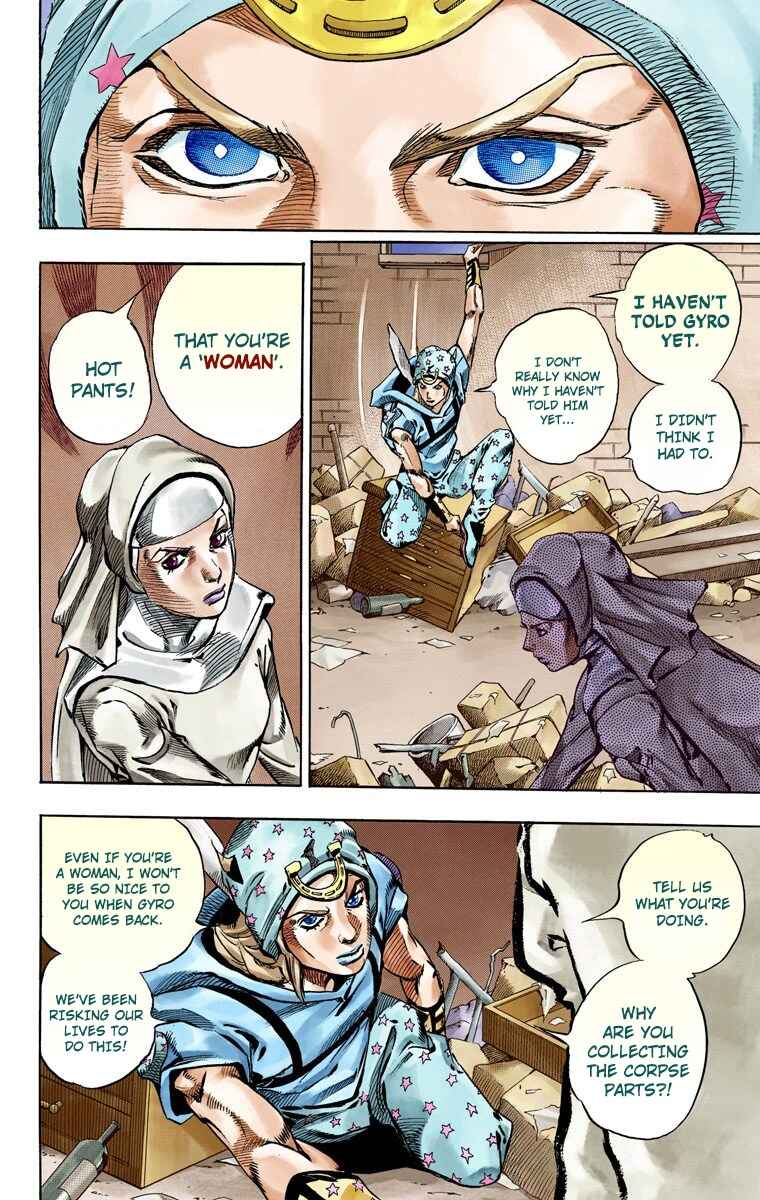 JoJo's Bizarre Adventure, Part 7: Steel Ball Run (Official Colored) Chapter 56 page 20