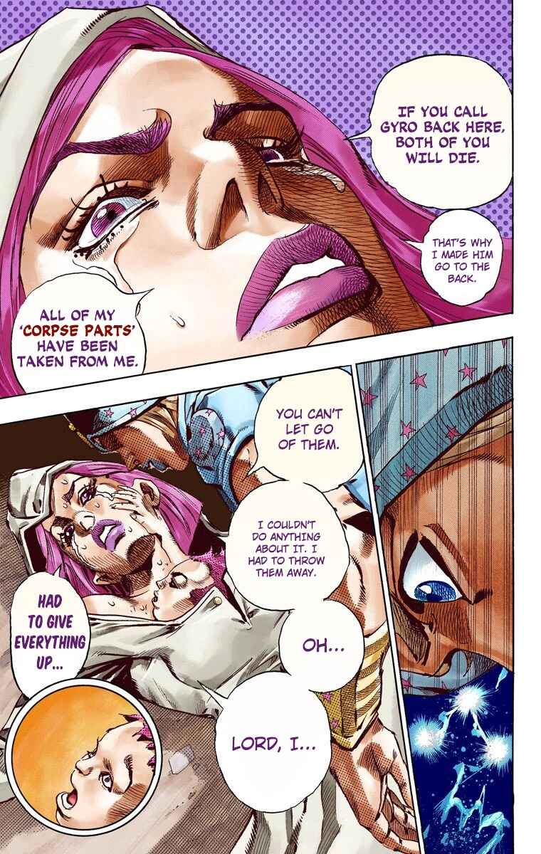 JoJo's Bizarre Adventure, Part 7: Steel Ball Run (Official Colored) Chapter 56 page 23