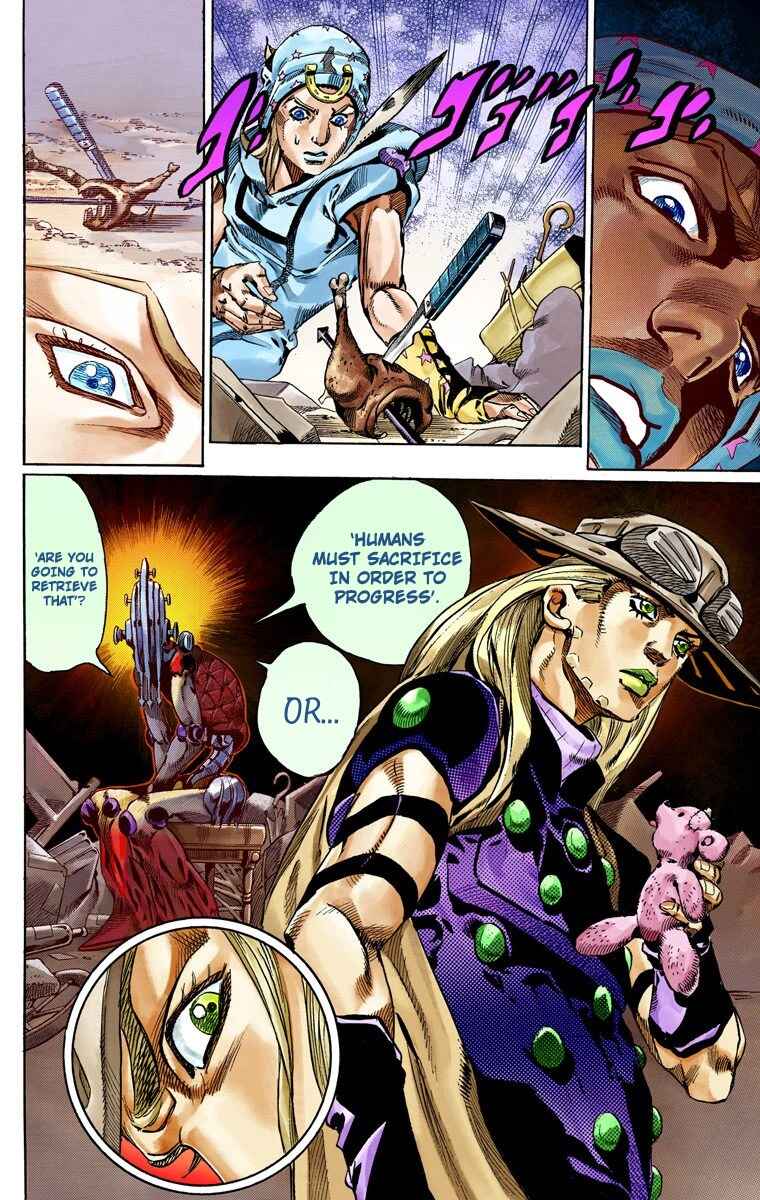 JoJo's Bizarre Adventure, Part 7: Steel Ball Run (Official Colored) Chapter 56 page 29