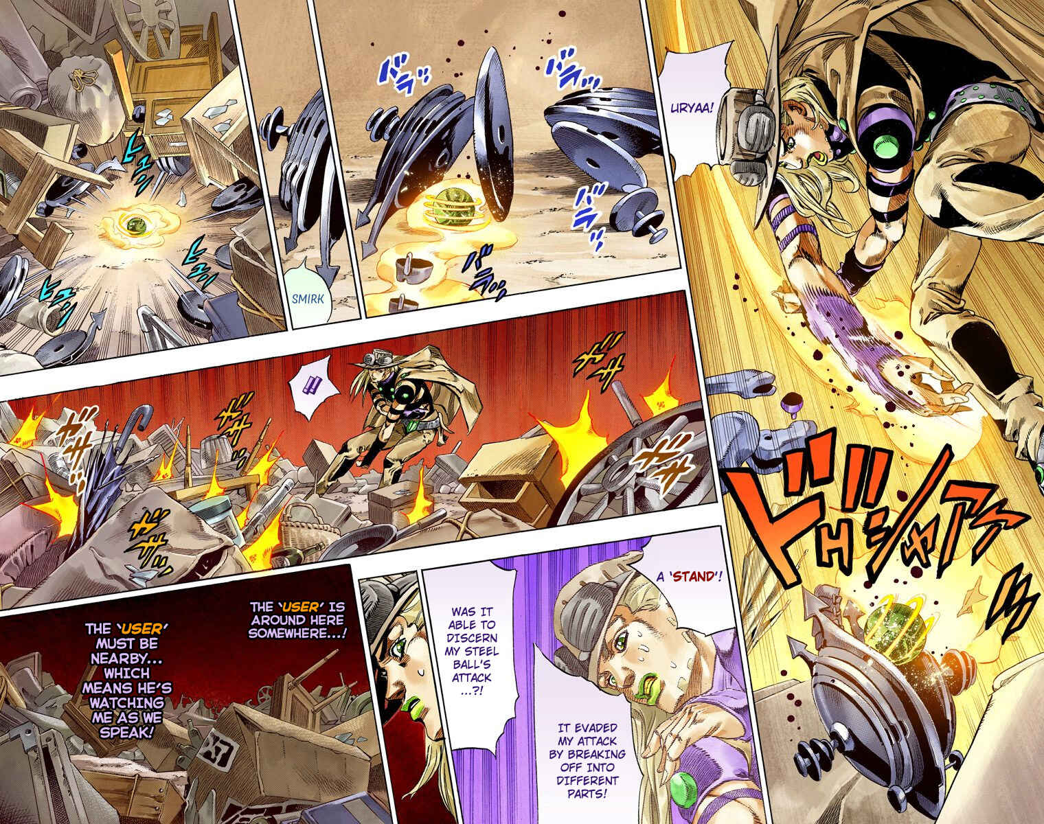 JoJo's Bizarre Adventure, Part 7: Steel Ball Run (Official Colored) Chapter 57 page 10