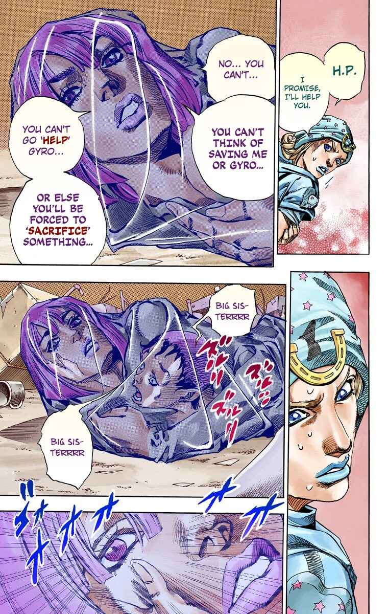 JoJo's Bizarre Adventure, Part 7: Steel Ball Run (Official Colored) Chapter 57 page 14