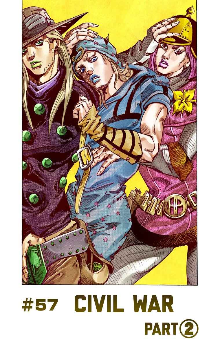 JoJo's Bizarre Adventure, Part 7: Steel Ball Run (Official Colored) Chapter 57 page 1