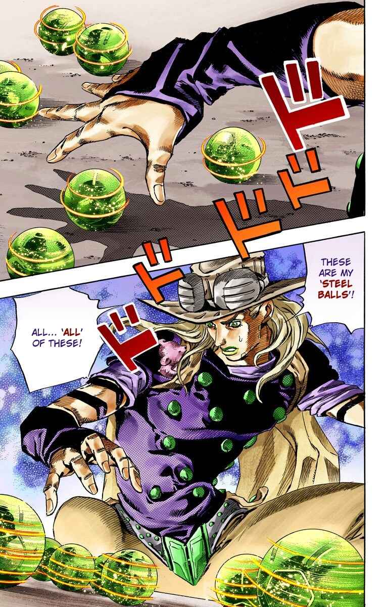 JoJo's Bizarre Adventure, Part 7: Steel Ball Run (Official Colored) Chapter 57 page 27