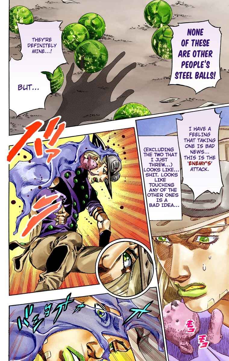 JoJo's Bizarre Adventure, Part 7: Steel Ball Run (Official Colored) Chapter 57 page 28