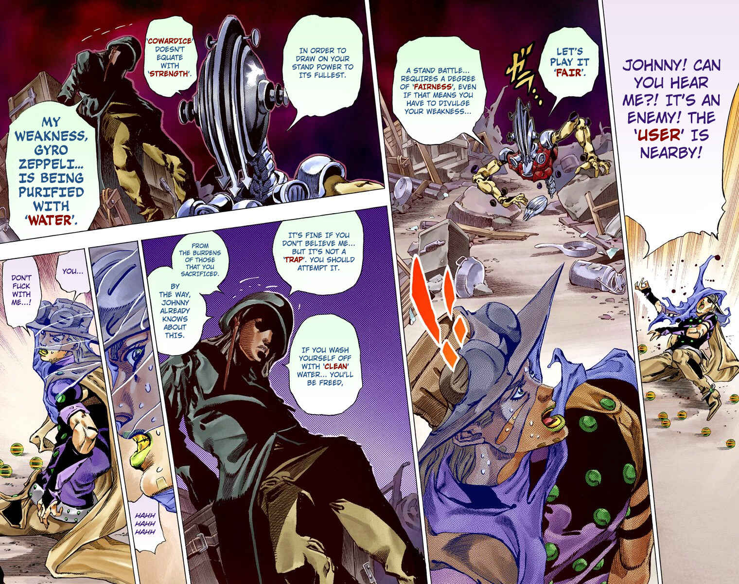 JoJo's Bizarre Adventure, Part 7: Steel Ball Run (Official Colored) Chapter 57 page 30