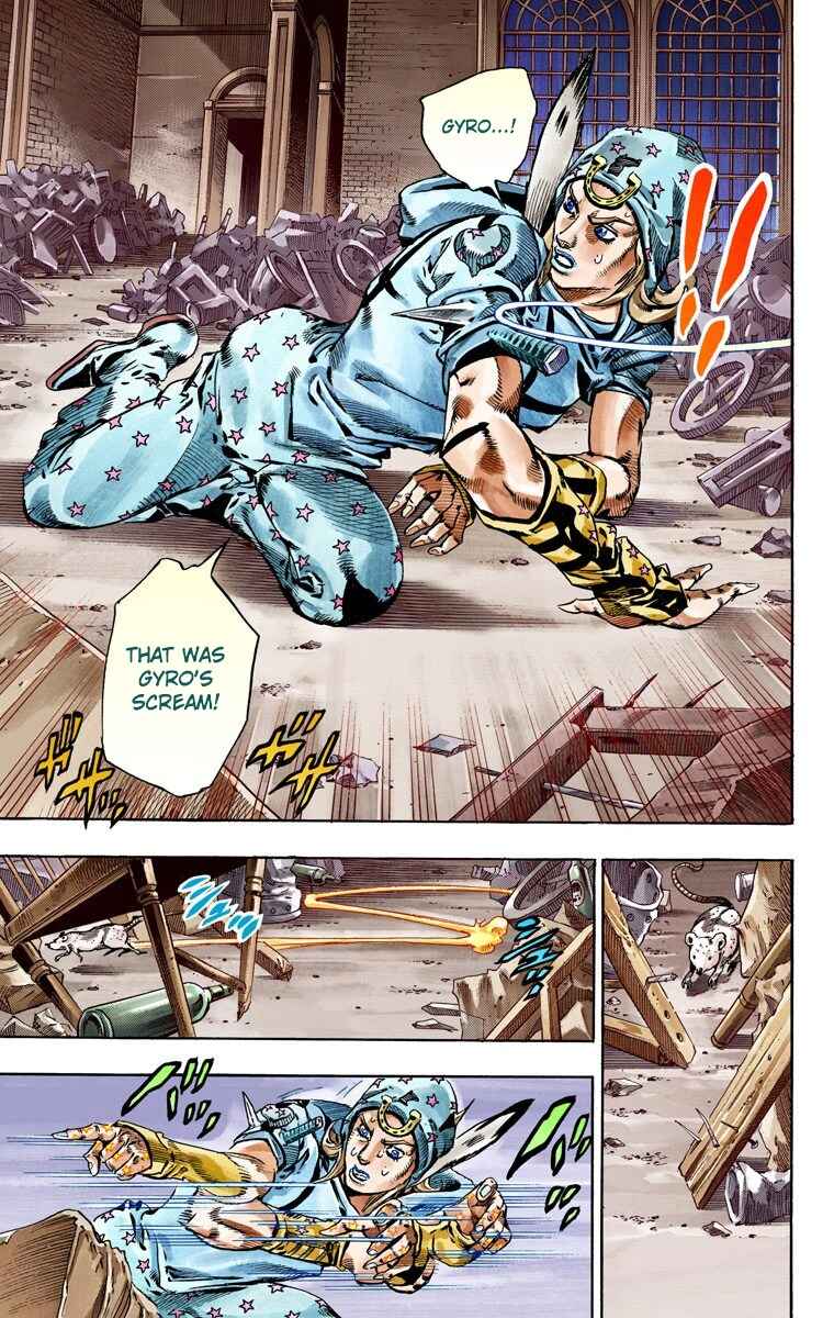 JoJo's Bizarre Adventure, Part 7: Steel Ball Run (Official Colored) Chapter 57 page 34