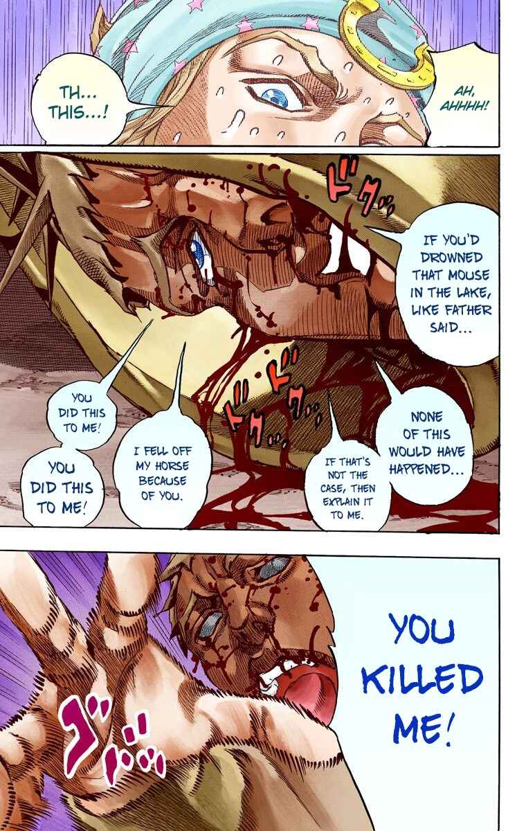 JoJo's Bizarre Adventure, Part 7: Steel Ball Run (Official Colored) Chapter 57 page 39