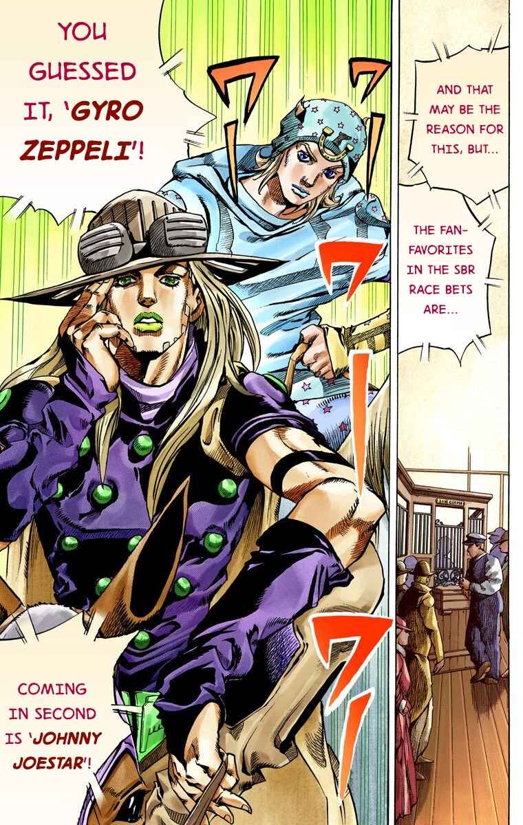 JoJo's Bizarre Adventure, Part 7: Steel Ball Run (Official Colored) Chapter 57 page 4