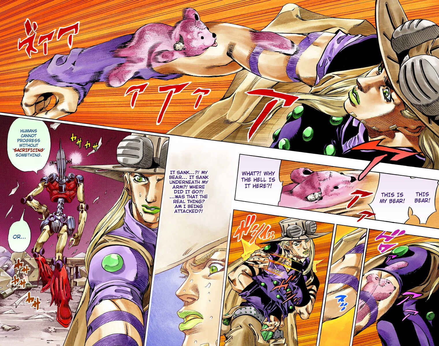 JoJo's Bizarre Adventure, Part 7: Steel Ball Run (Official Colored) Chapter 57 page 7