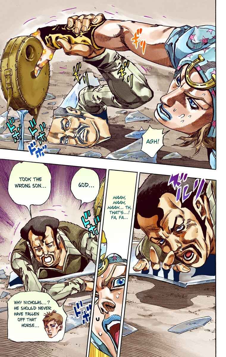 JoJo's Bizarre Adventure, Part 7: Steel Ball Run (Official Colored) Chapter 58 page 19