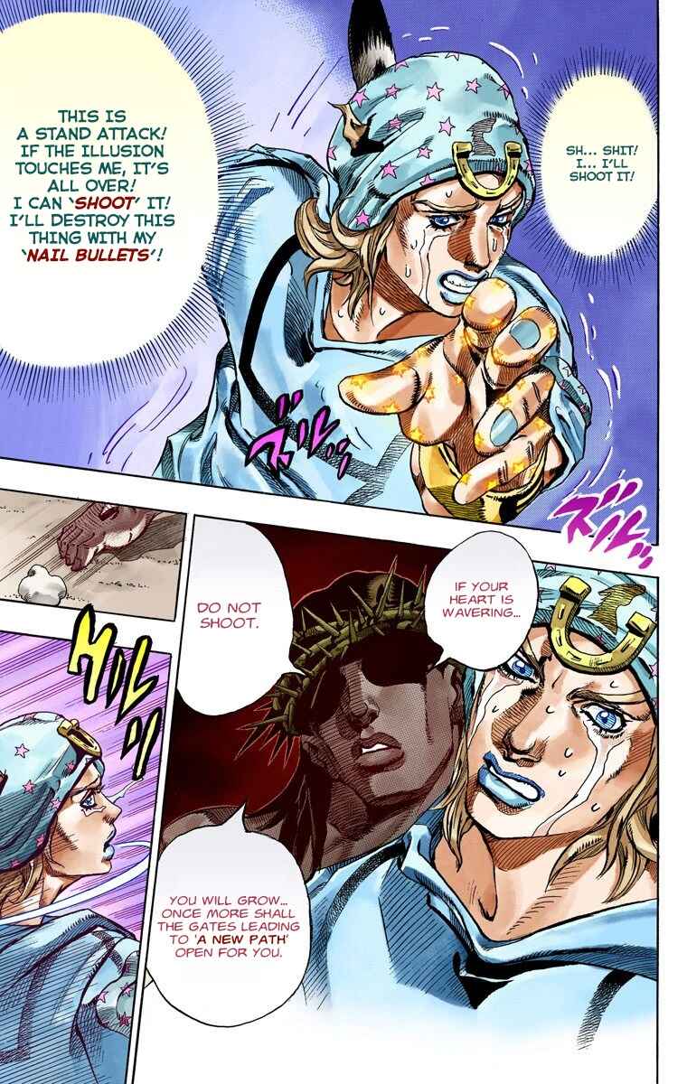 JoJo's Bizarre Adventure, Part 7: Steel Ball Run (Official Colored) Chapter 58 page 21