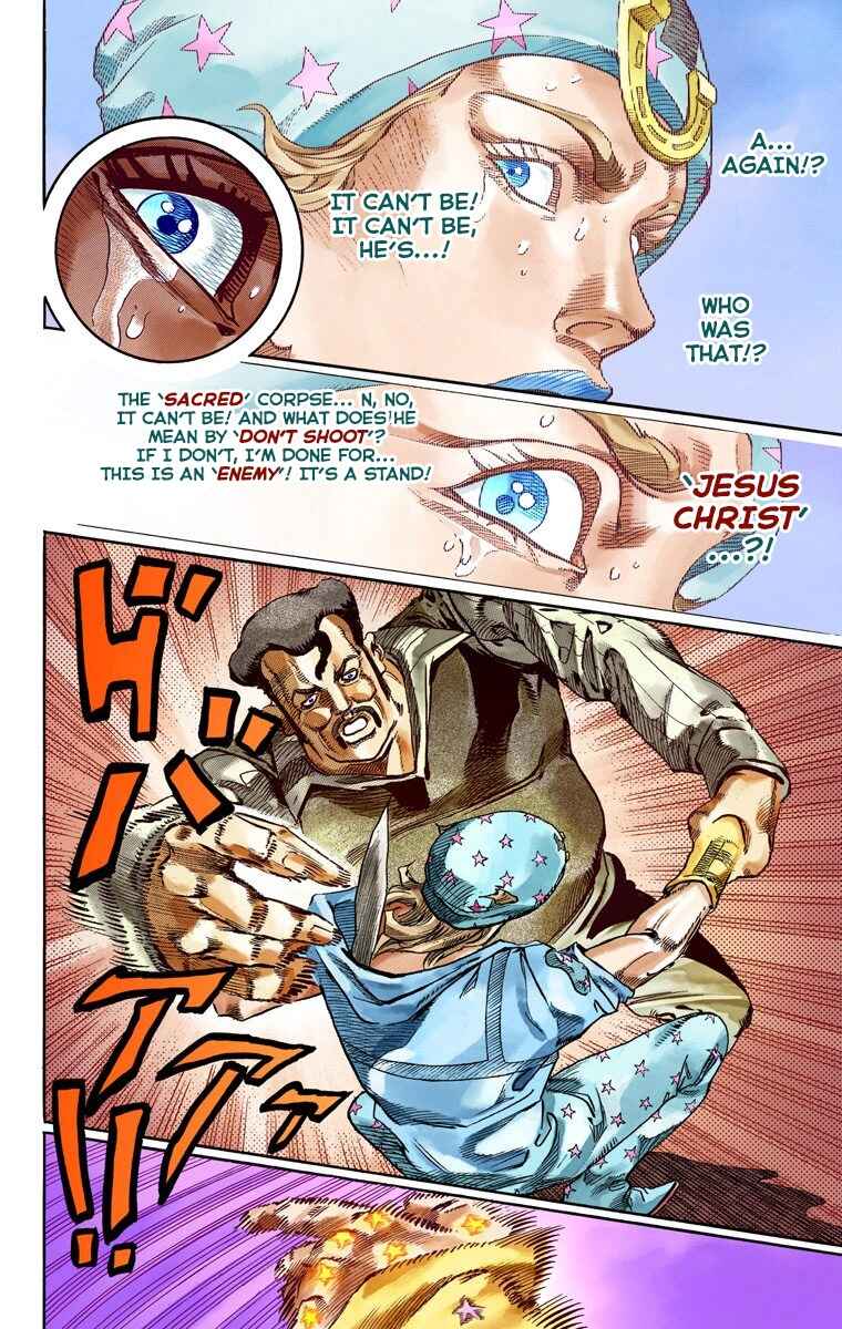 JoJo's Bizarre Adventure, Part 7: Steel Ball Run (Official Colored) Chapter 58 page 22