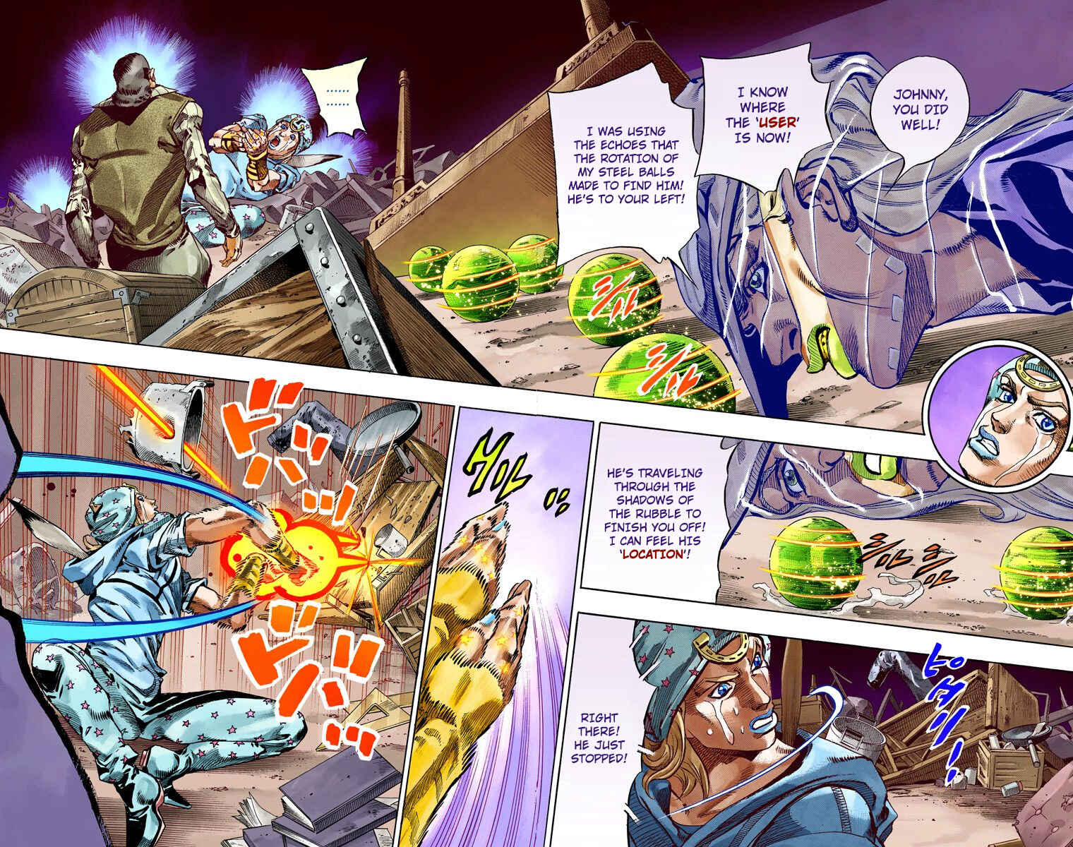 JoJo's Bizarre Adventure, Part 7: Steel Ball Run (Official Colored) Chapter 58 page 26