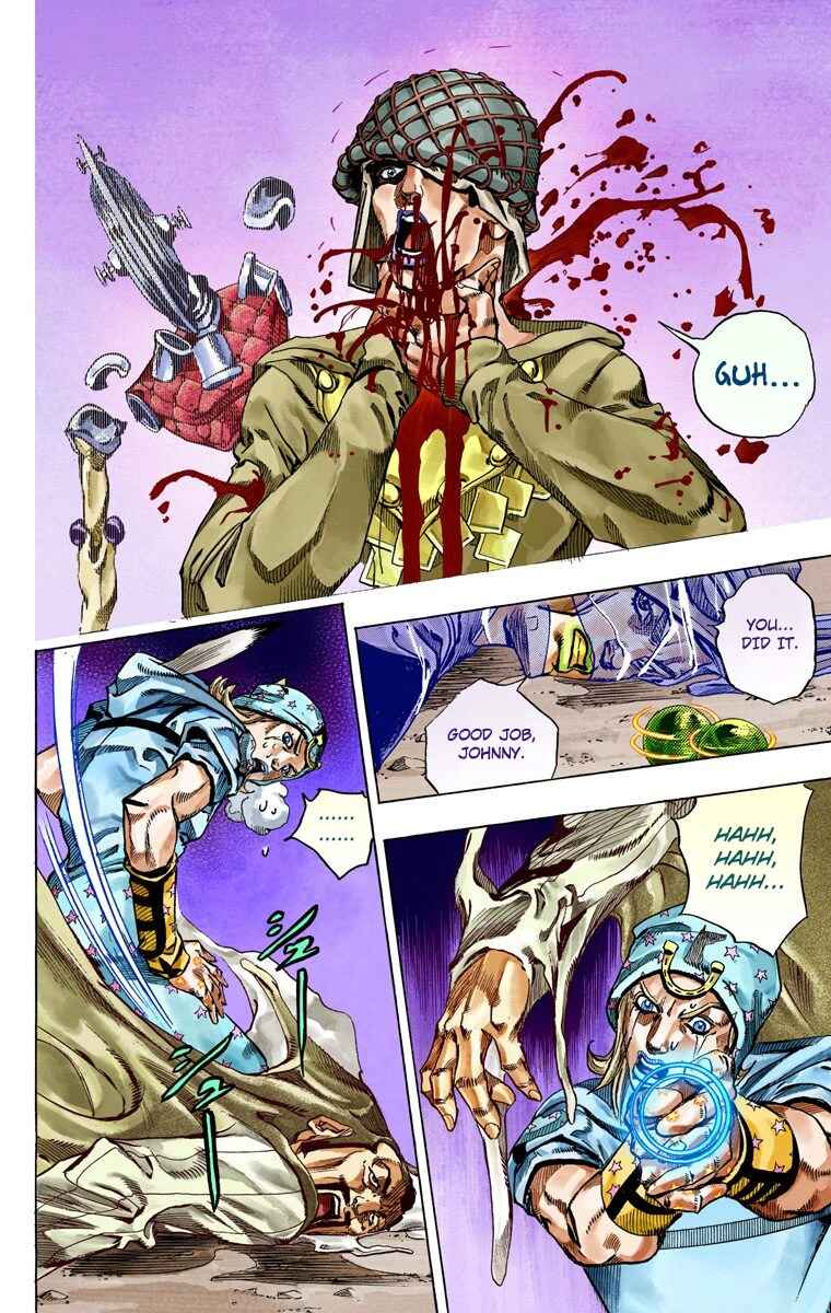 JoJo's Bizarre Adventure, Part 7: Steel Ball Run (Official Colored) Chapter 58 page 28