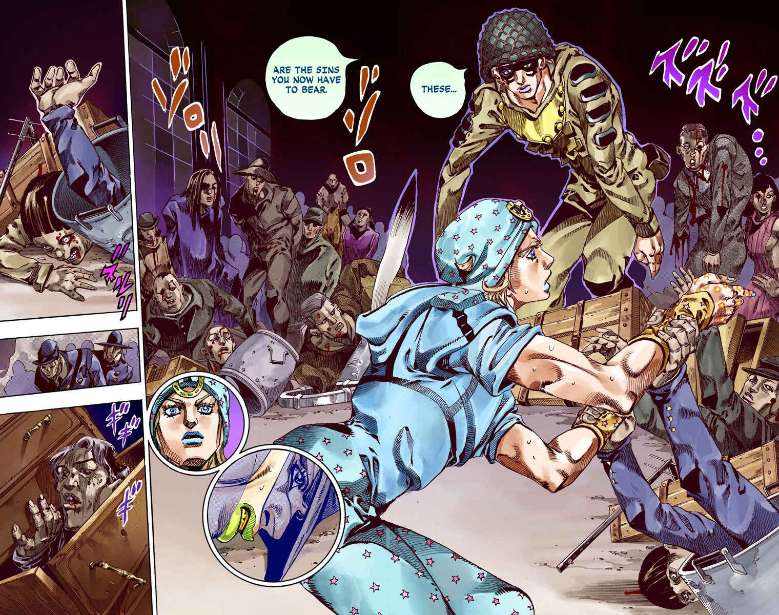 JoJo's Bizarre Adventure, Part 7: Steel Ball Run (Official Colored) Chapter 58 page 34