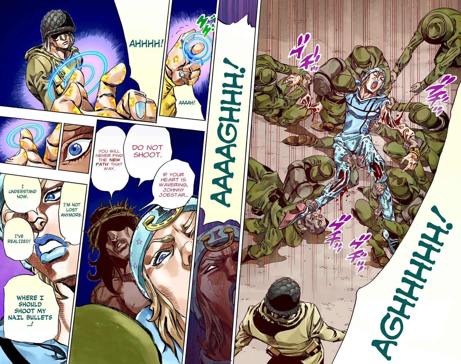 JoJo's Bizarre Adventure, Part 7: Steel Ball Run (Official Colored) Chapter 58 page 41
