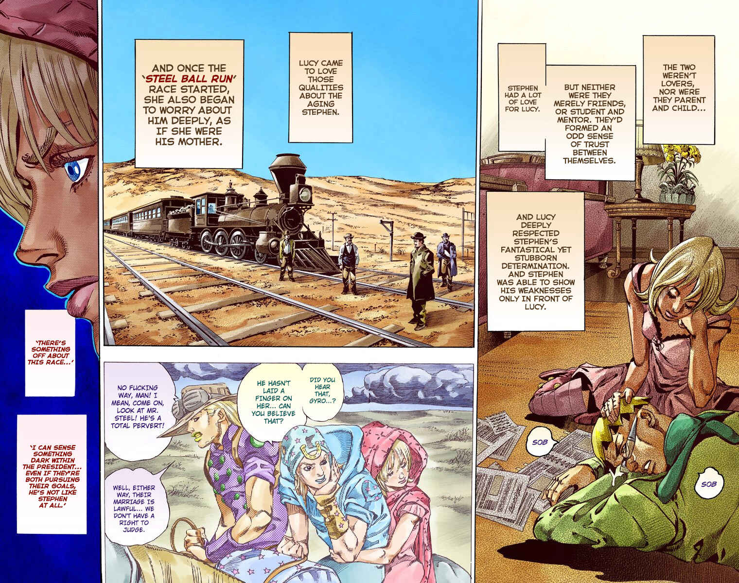 JoJo's Bizarre Adventure, Part 7: Steel Ball Run (Official Colored) Chapter 61 page 10