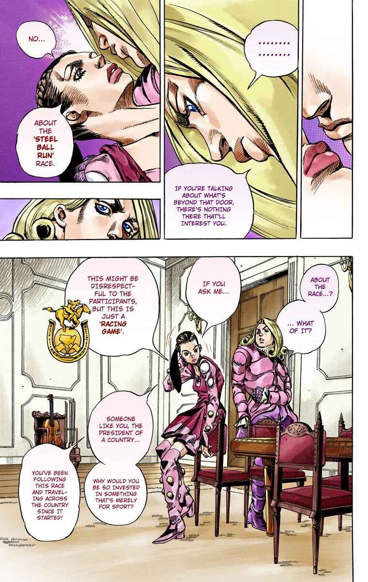 JoJo's Bizarre Adventure, Part 7: Steel Ball Run (Official Colored) Chapter 61 page 19