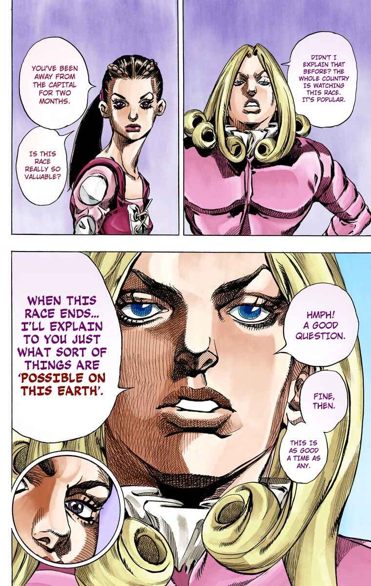JoJo's Bizarre Adventure, Part 7: Steel Ball Run (Official Colored) Chapter 61 page 20