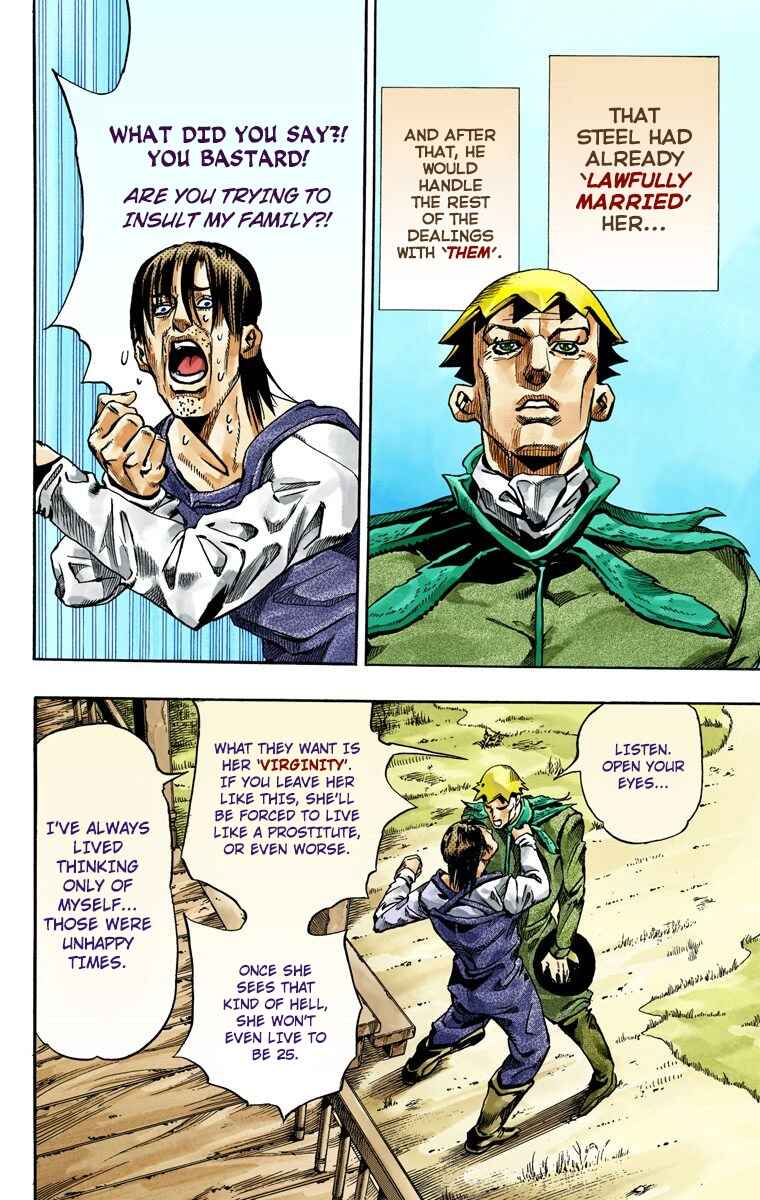 JoJo's Bizarre Adventure, Part 7: Steel Ball Run (Official Colored) Chapter 61 page 6