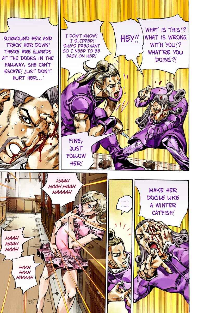 JoJo's Bizarre Adventure, Part 7: Steel Ball Run (Official Colored) Chapter 71 page 17