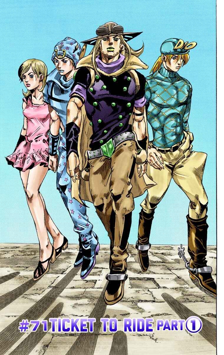 JoJo's Bizarre Adventure, Part 7: Steel Ball Run (Official Colored) Chapter 71 page 1