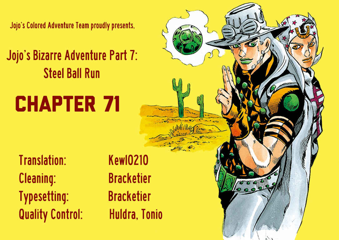 JoJo's Bizarre Adventure, Part 7: Steel Ball Run (Official Colored) Chapter 71 page 25