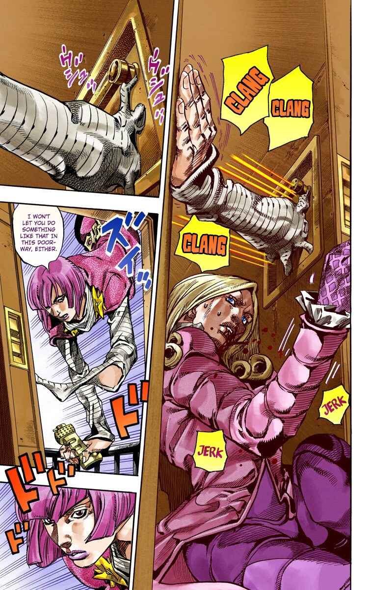 JoJo's Bizarre Adventure, Part 7: Steel Ball Run (Official Colored) Chapter 75 page 13
