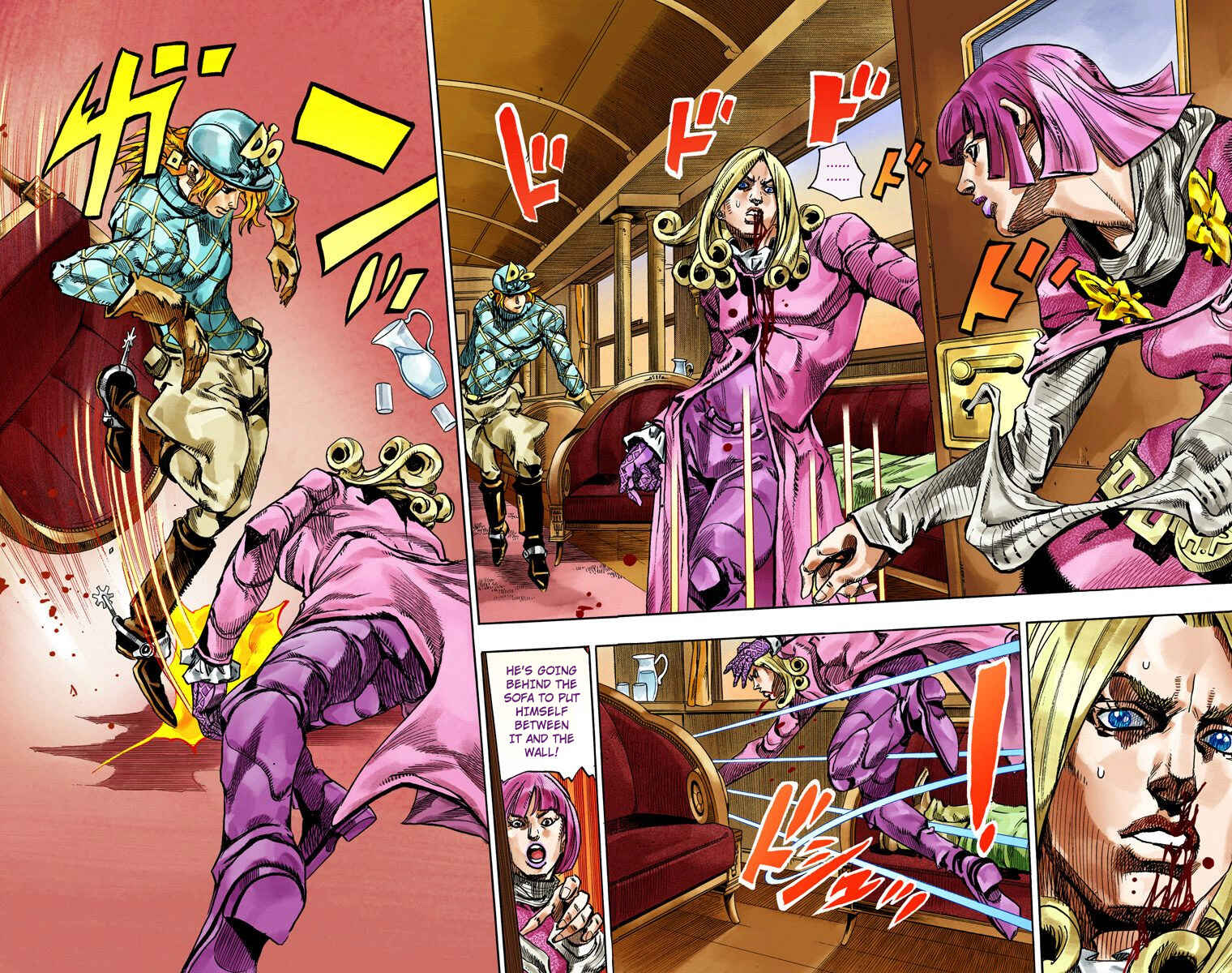 JoJo's Bizarre Adventure, Part 7: Steel Ball Run (Official Colored) Chapter 75 page 14