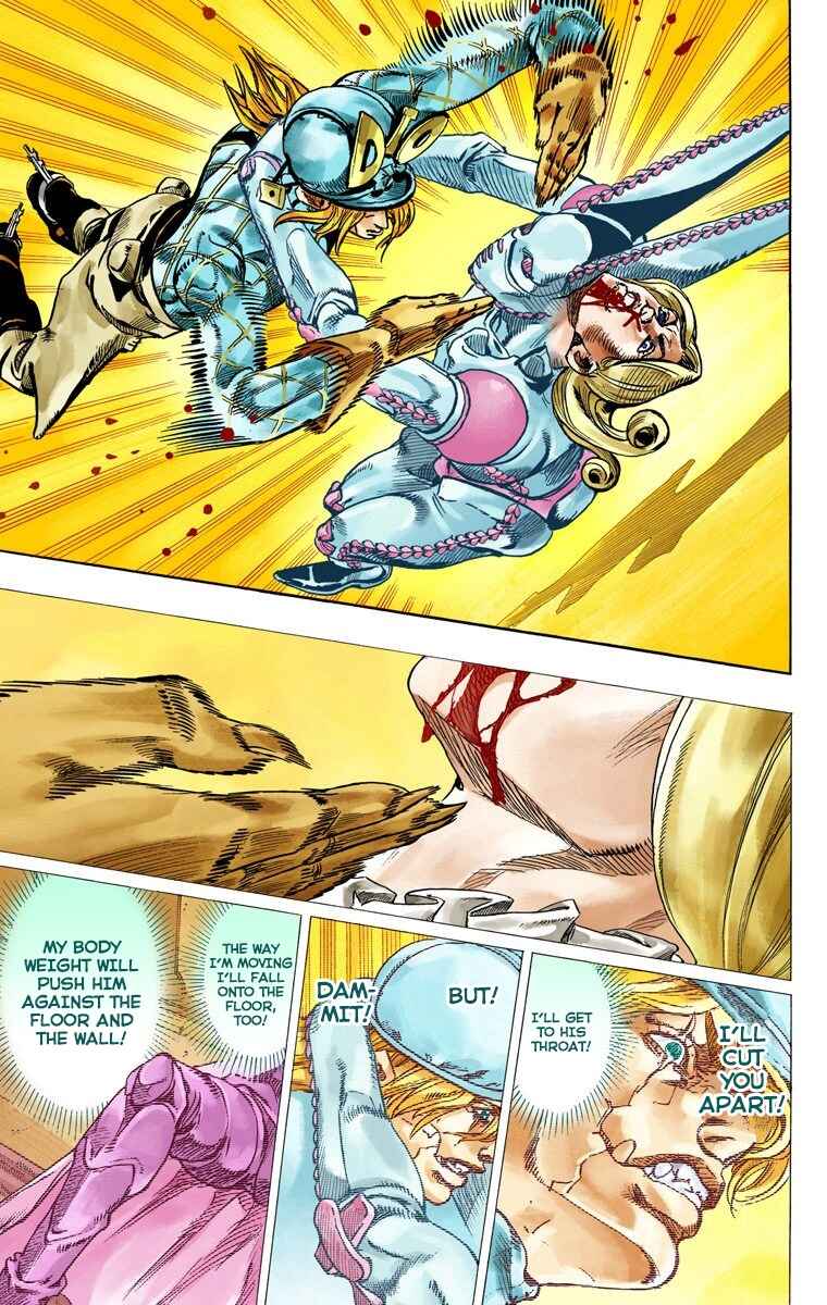 JoJo's Bizarre Adventure, Part 7: Steel Ball Run (Official Colored) Chapter 75 page 16