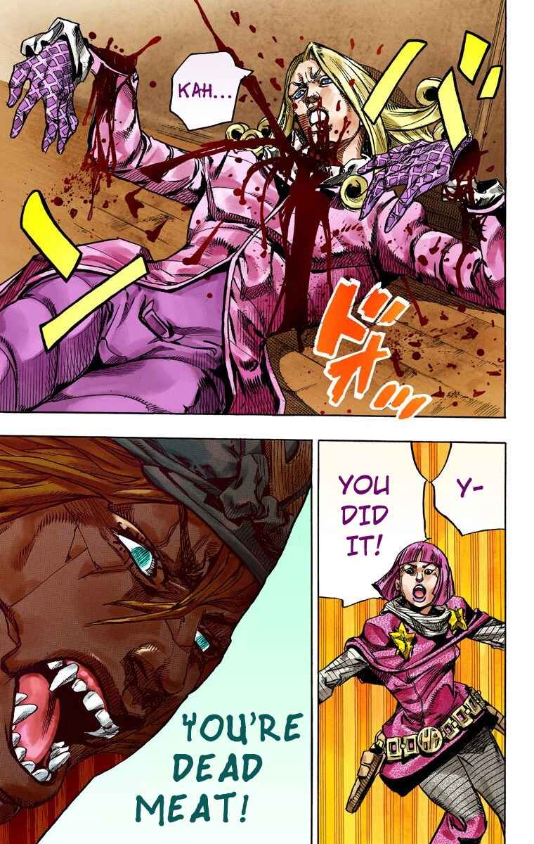 JoJo's Bizarre Adventure, Part 7: Steel Ball Run (Official Colored) Chapter 75 page 20