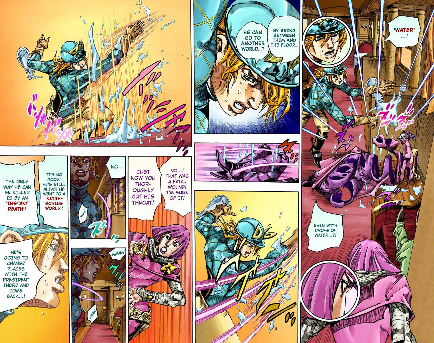 JoJo's Bizarre Adventure, Part 7: Steel Ball Run (Official Colored) Chapter 75 page 23