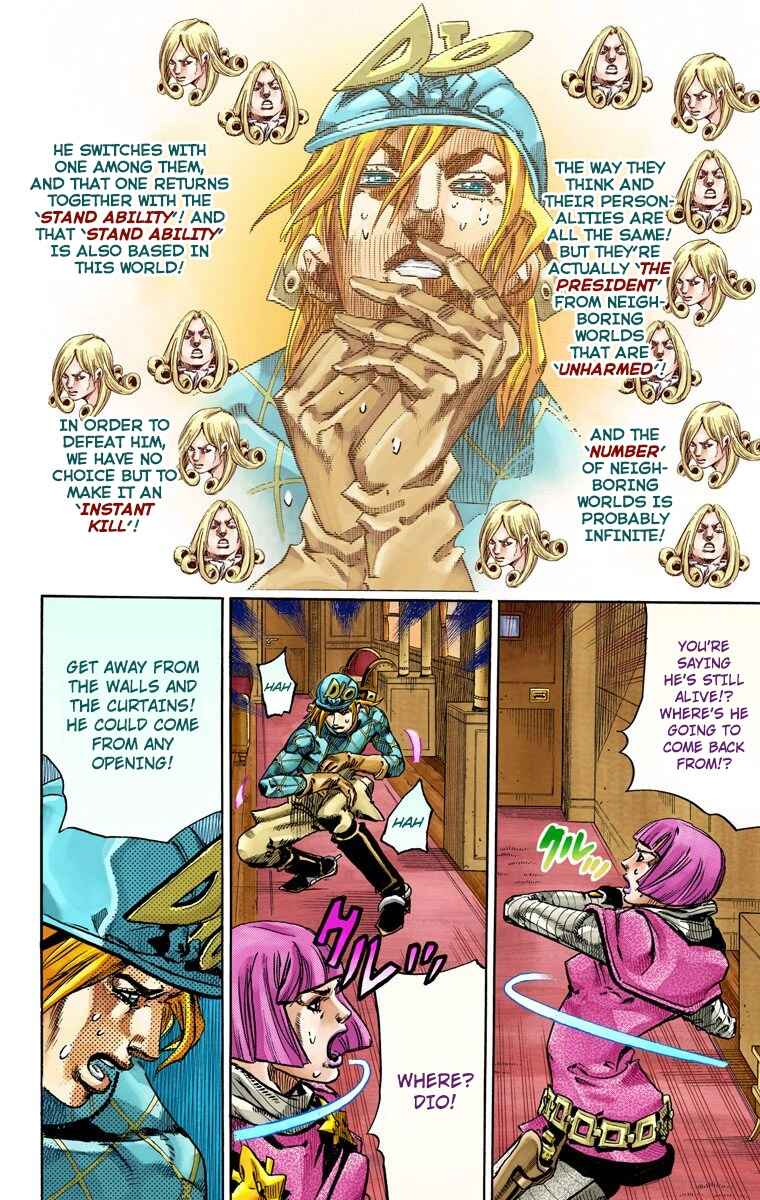 JoJo's Bizarre Adventure, Part 7: Steel Ball Run (Official Colored) Chapter 75 page 24