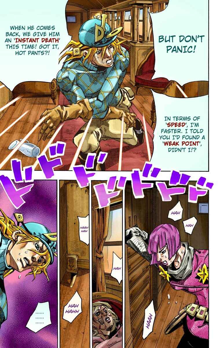 JoJo's Bizarre Adventure, Part 7: Steel Ball Run (Official Colored) Chapter 75 page 25