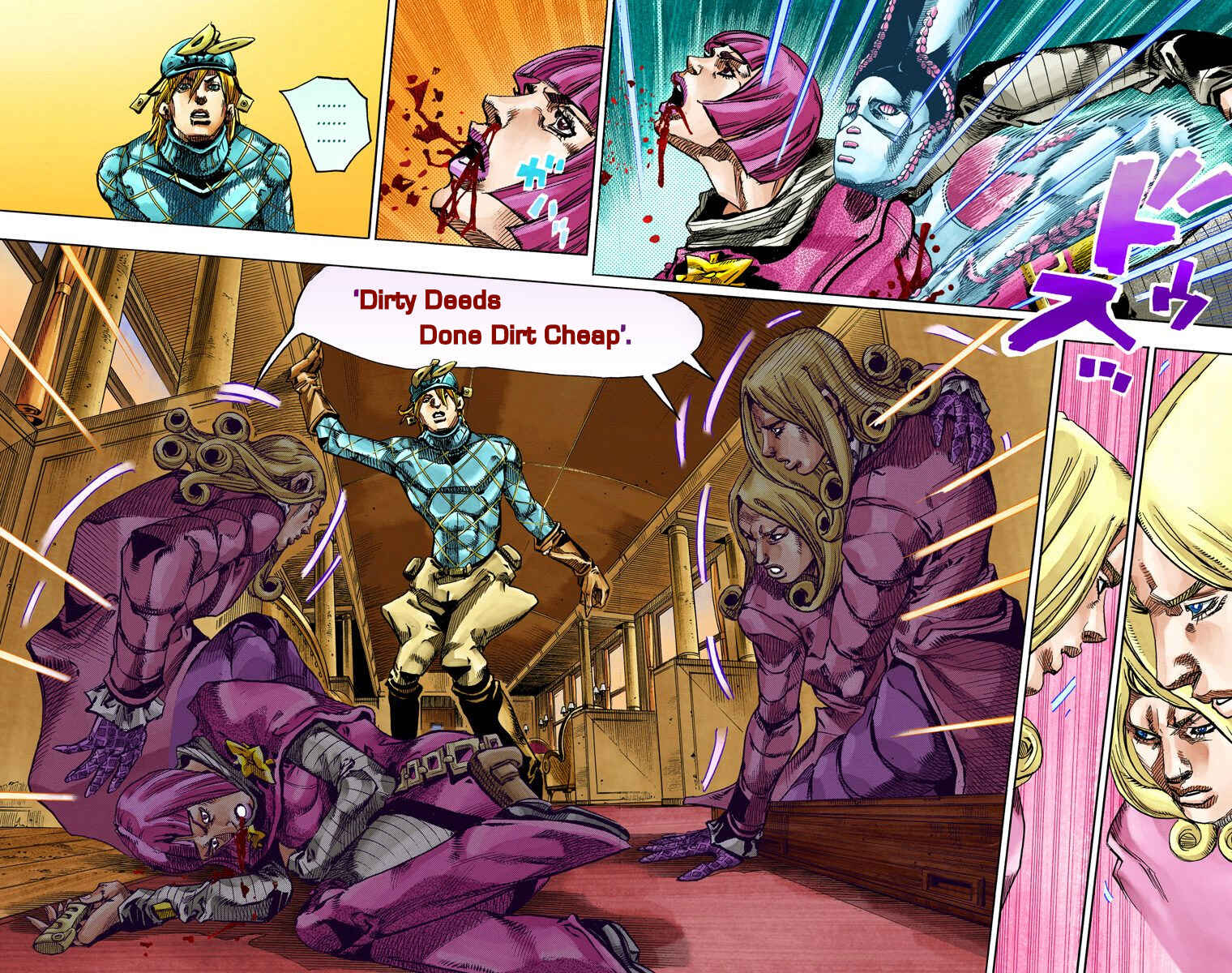 JoJo's Bizarre Adventure, Part 7: Steel Ball Run (Official Colored) Chapter 75 page 27