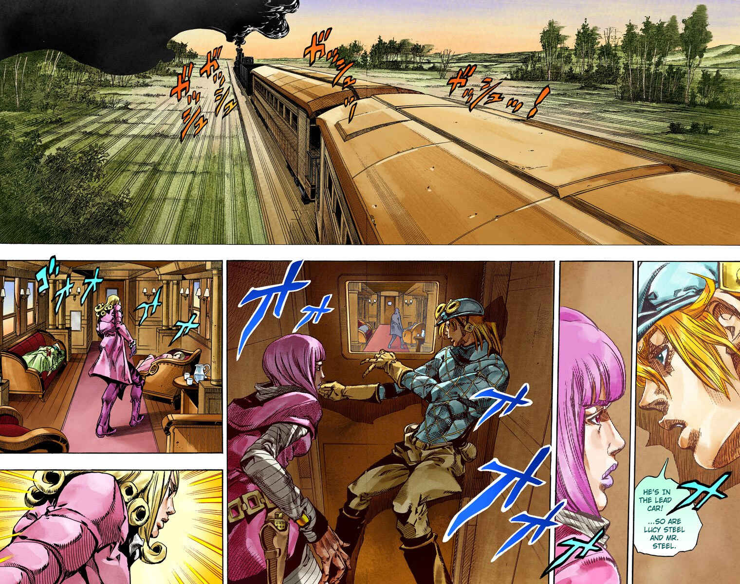 JoJo's Bizarre Adventure, Part 7: Steel Ball Run (Official Colored) Chapter 75 page 2