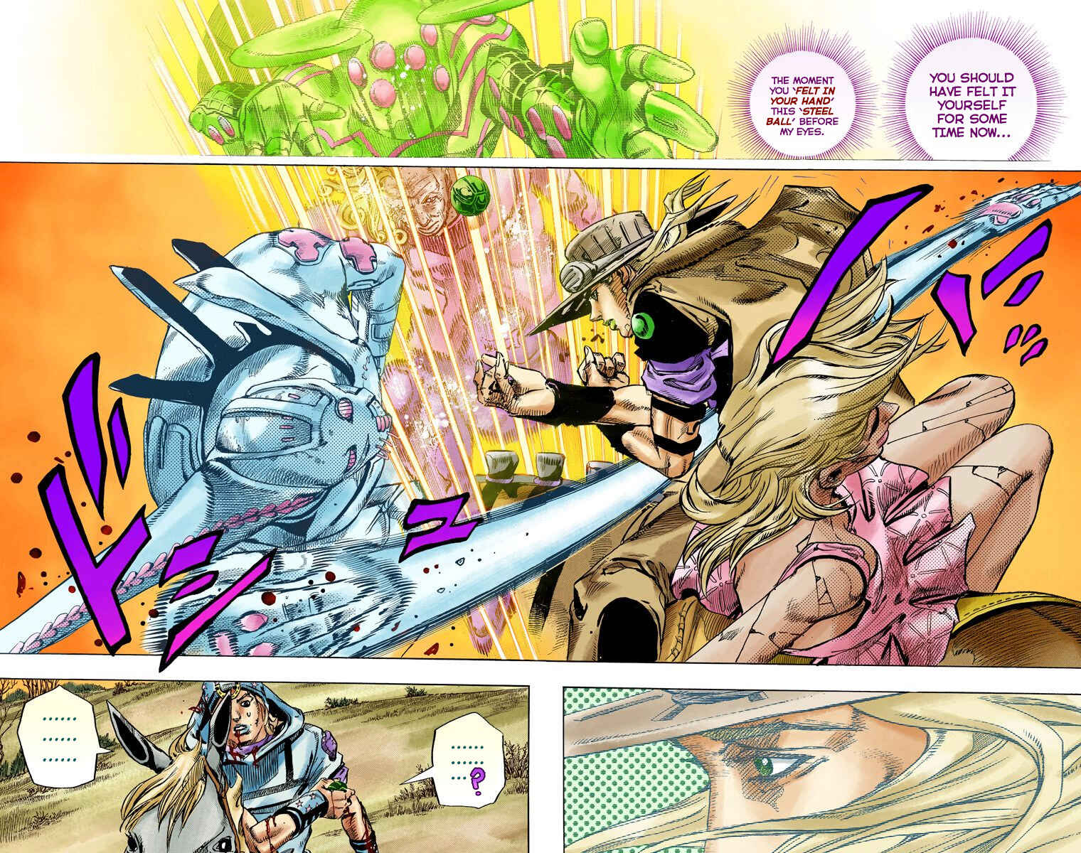 JoJo's Bizarre Adventure, Part 7: Steel Ball Run (Official Colored) Chapter 84 page 12