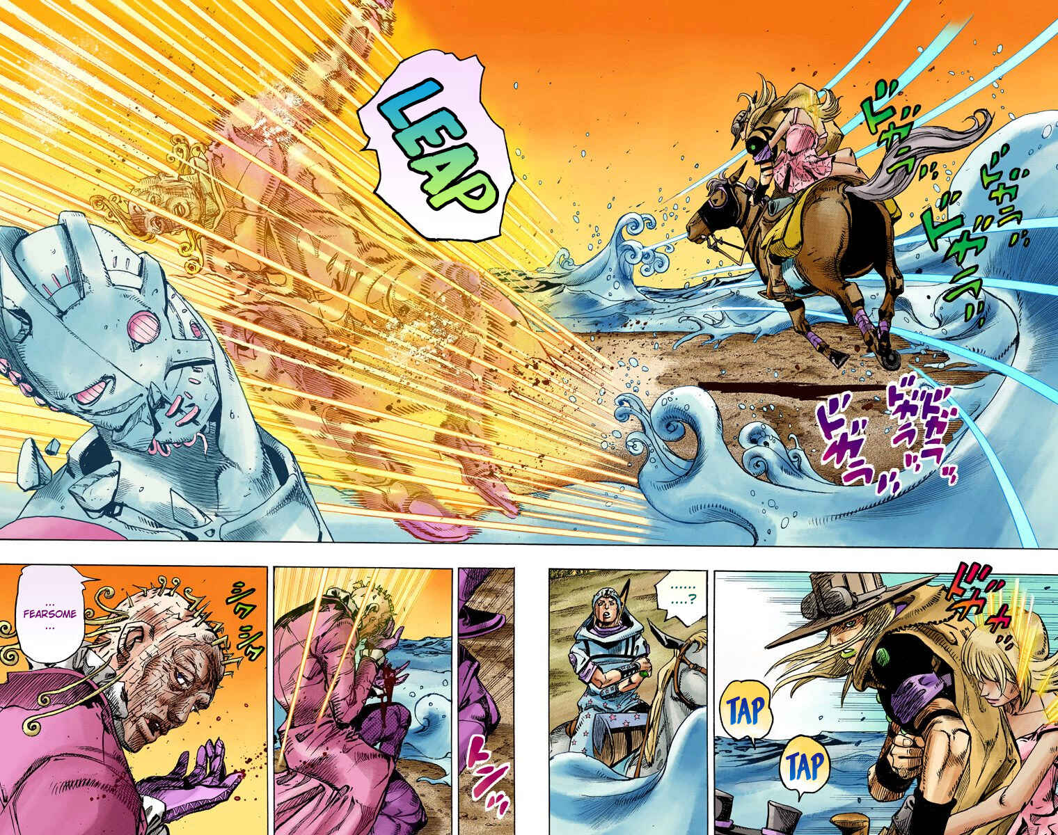 JoJo's Bizarre Adventure, Part 7: Steel Ball Run (Official Colored) Chapter 84 page 13