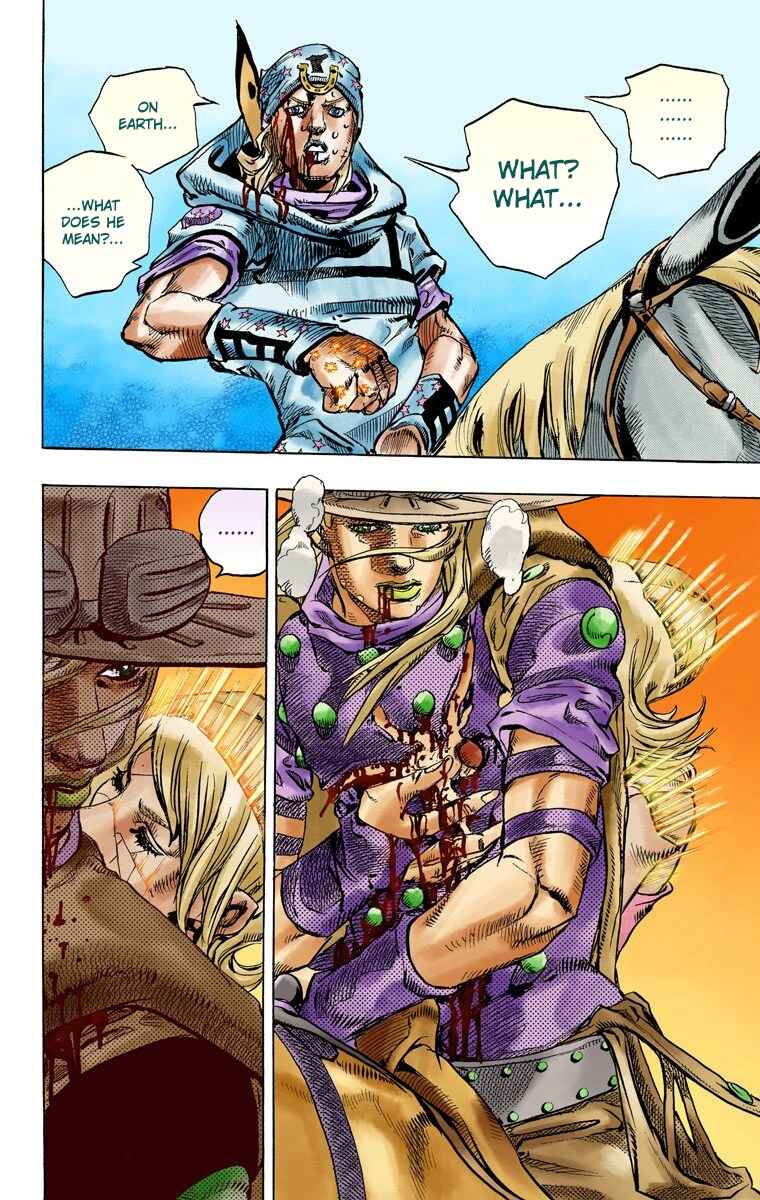 JoJo's Bizarre Adventure, Part 7: Steel Ball Run (Official Colored) Chapter 84 page 19