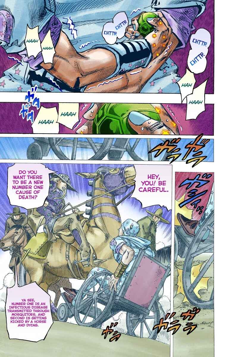 JoJo's Bizarre Adventure, Part 7: Steel Ball Run (Official Colored) Chapter 84 page 24