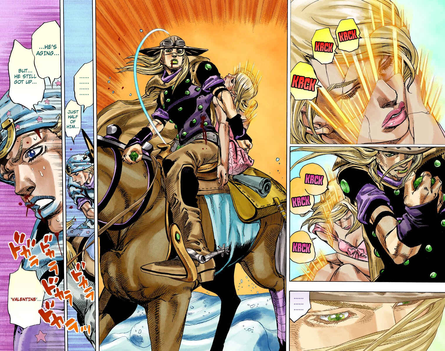 JoJo's Bizarre Adventure, Part 7: Steel Ball Run (Official Colored) Chapter 84 page 2